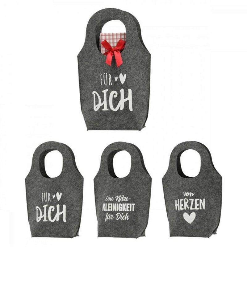 Luna24 simply great ideas... Shopper Geschenktasche aus robustem Filz mit Geschenk-Spruch (1-tlg) von Luna24 simply great ideas...