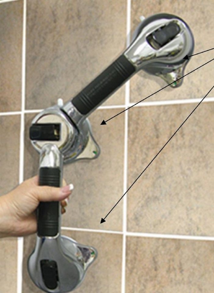 Luna24 simply great ideas... Badewannengriff L24 - Badewannenhaltegriff, doppelt, verchromt. von Luna24 simply great ideas...