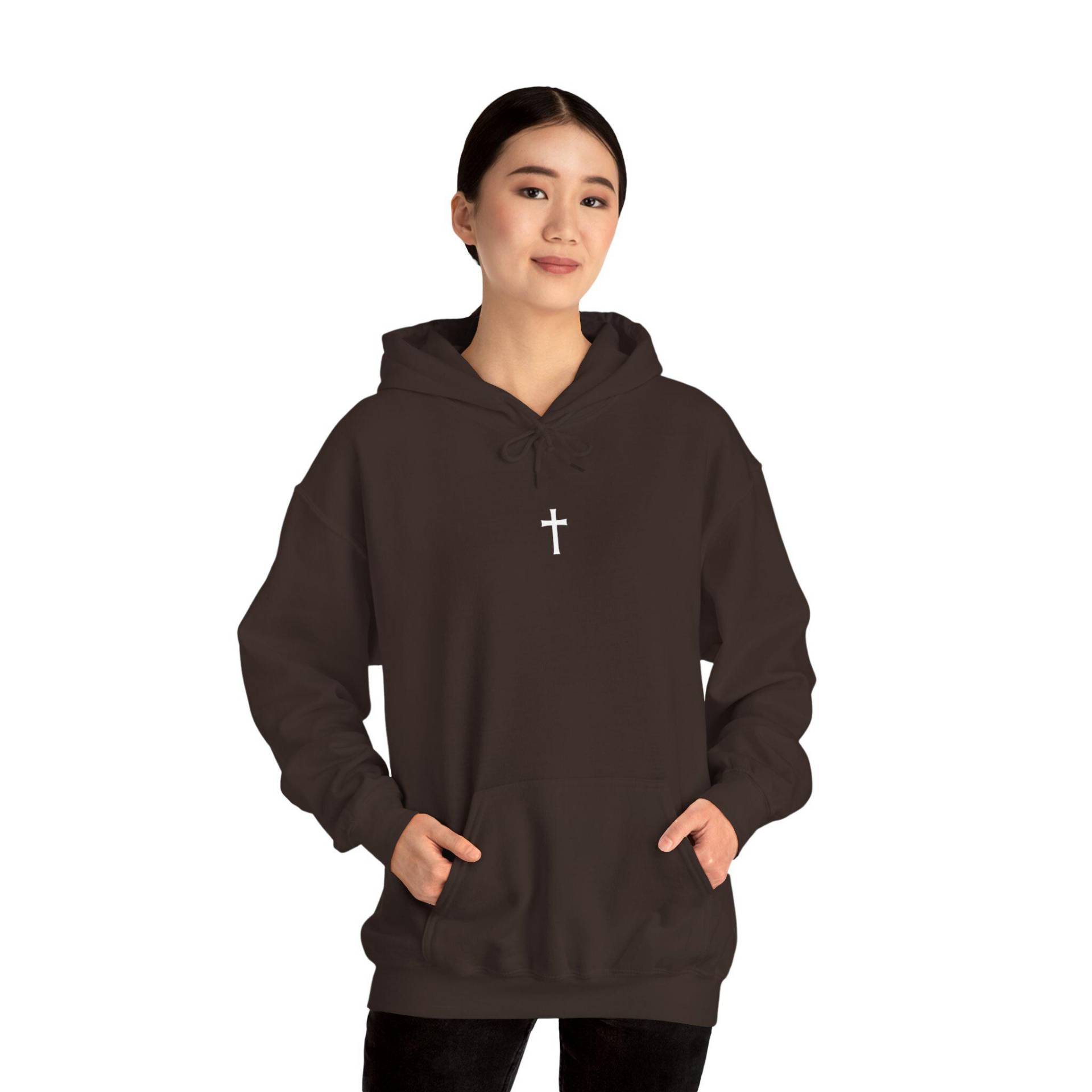stylish Faith-Inspired Hooded Sweatshirt | Cozy Christian Apparel, Gifts For Him/Her, Inspirational Wear, Religious Fashion, Winter Comfort stylish Faith-Inspired Hooded Sweatshirt | Cozy Christian Apparel, Gifts For Him/Her, Inspirational Wear, Religious Fashion, Winter Comfort von LunaAuris
