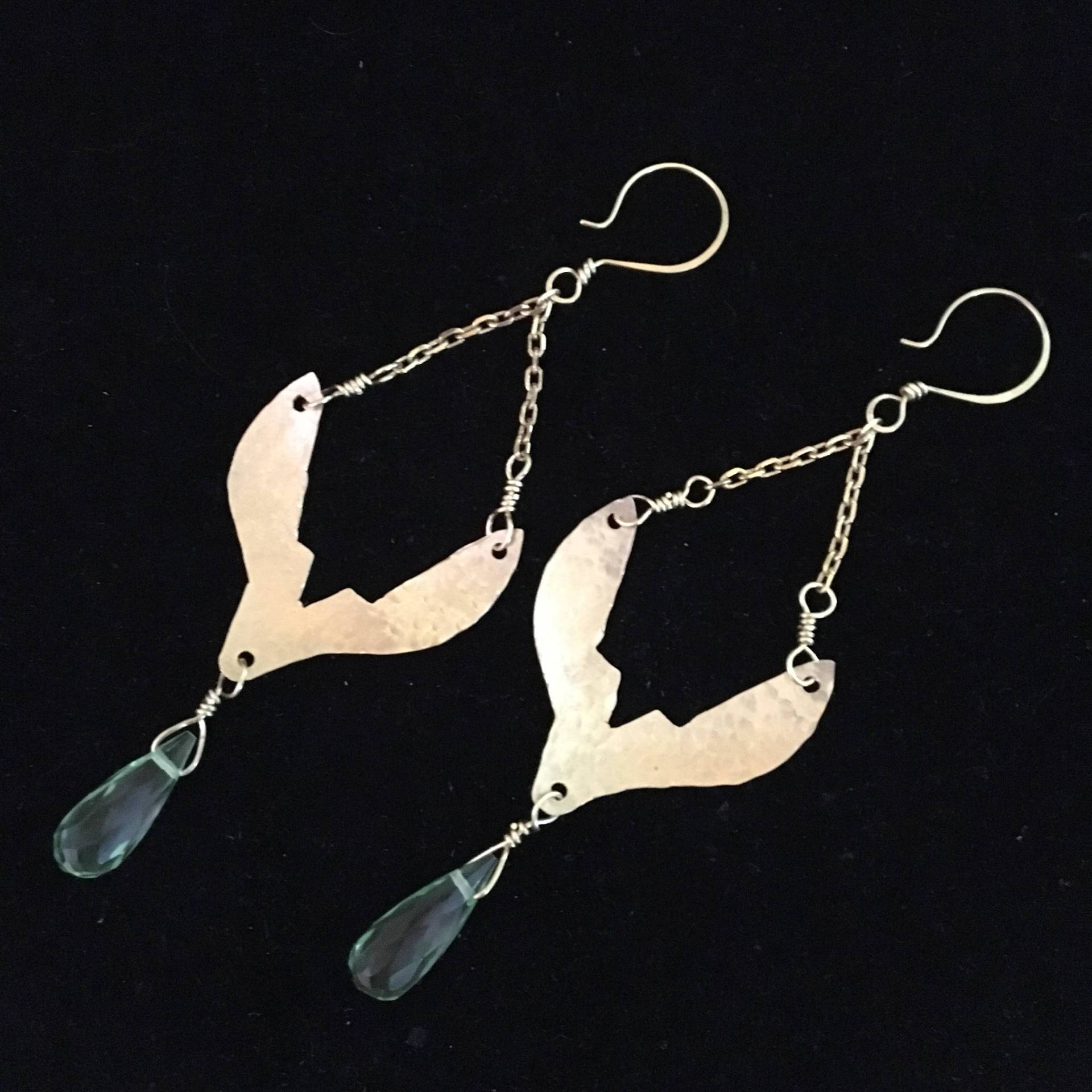 Messing Ohrringe Mit Facettierten Glas Handgemachte Kalt Geschmiedet Schmuck Geschenk Für Sie Messing Ohrringe Mit Facettierten Glas Handgemachte Kalt Geschmiedet Schmuck Geschenk Für Sie von LunaDancing