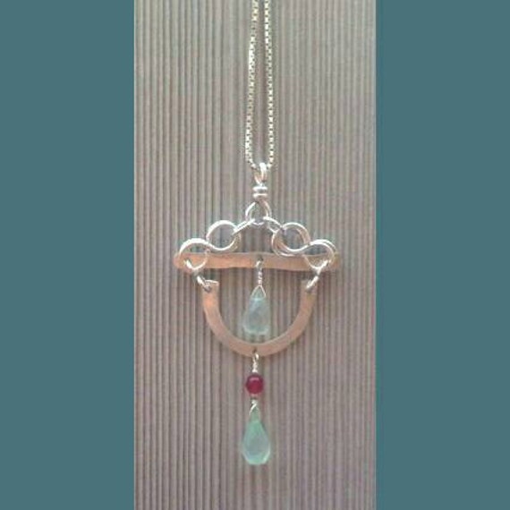 sterling Silber Und Aquamarin Halskette Anhänger Edelstein Schmuck Handgemachte Geschenk Für Sie sterling Silber Und Aquamarin Halskette Anhänger Edelstein Schmuck Handgemachte Geschenk Für Sie von LunaDancing