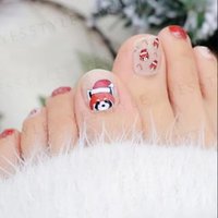 Lunacaca - Christmas Red Panda Toenail Art Sticker 24 pcs von Lunacaca