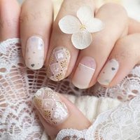 Watery Moonbeams Daisy Nail Art Sticker 24 Pcs von Lunacaca