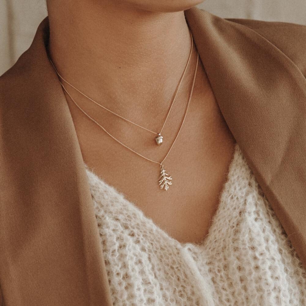 Kette Filigrane Eichel Wald Schmuck Kette Filigrane Eichel Wald Schmuck von LunaetNoctua