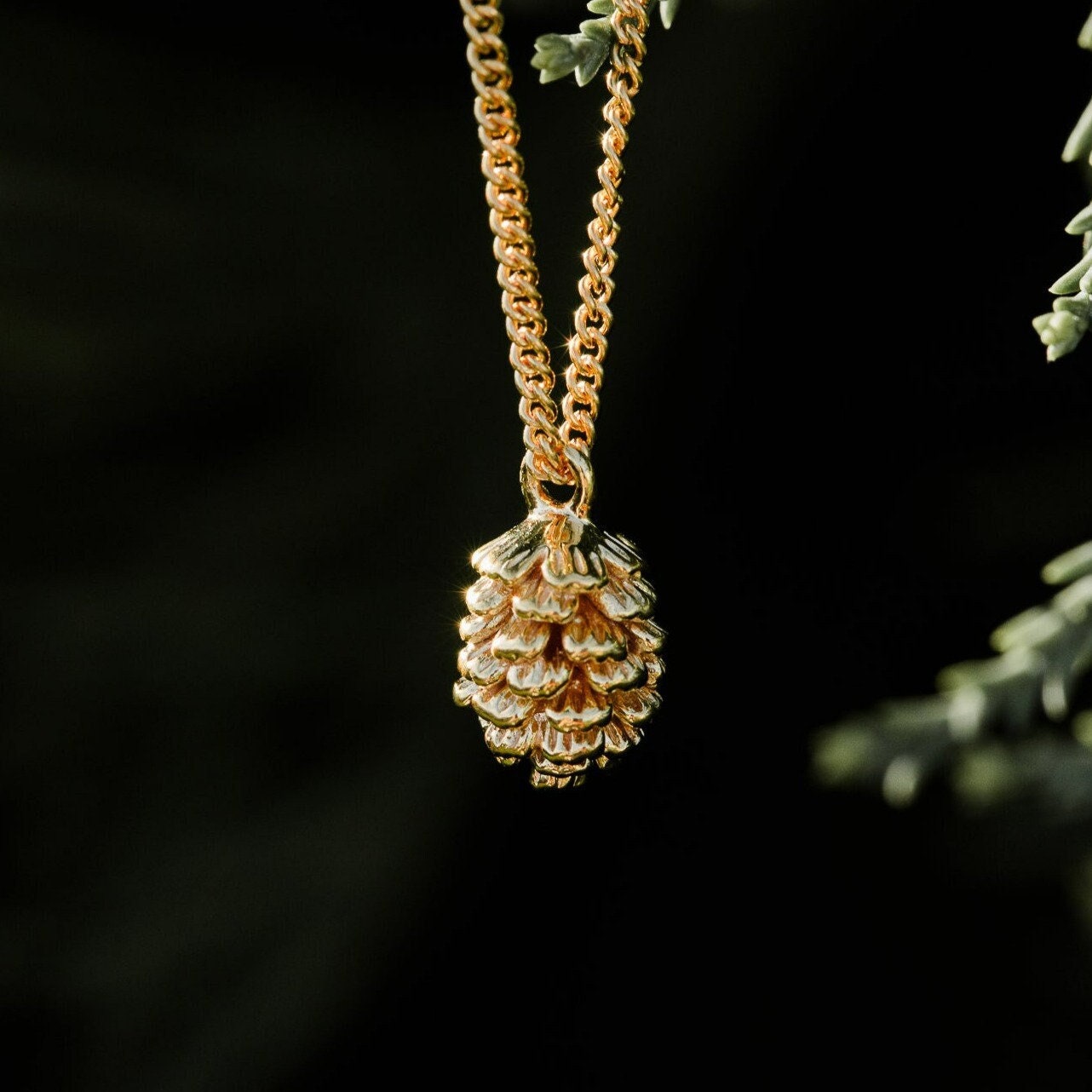 Kette Kiefernzapfen Wald Schmuck Kette Kiefernzapfen Wald Schmuck von LunaetNoctua