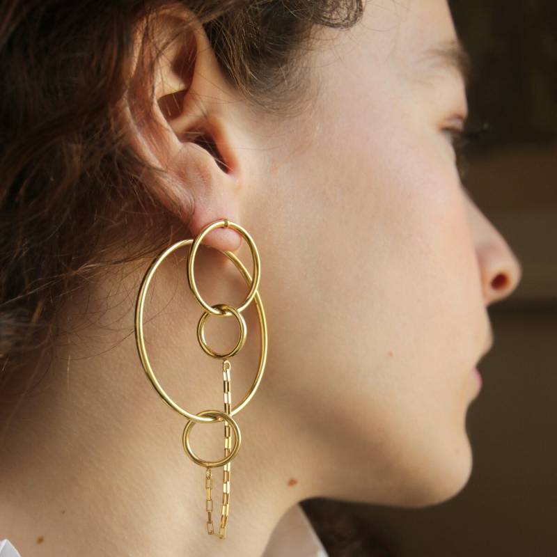 Kosmos Tropfen Ohrringe Kosmos Tropfen Ohrringe von Lunakjewelry