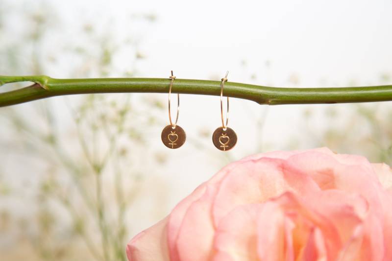 Merkur Planet Ohrringe Creolen - Zwilling Sternzeichen Horoskop Astrologie Konstellation 90Er Jahre Anime Inspiriert Usagi Luna Geeky von LunamisAura