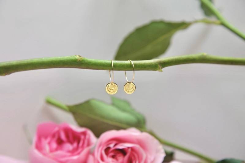 Mondsichel Ohrringe Creolen - Krebs Sternzeichen Horoskop Astrologie Luna Celestial Schmuck Magical Girl Kawaii von LunamisAura