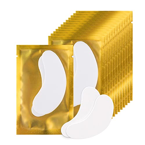 Lunamoon 150 Paar Augenpads für Wimpernverlängerung Wimpernpads Wimpernverlängerung Pads Eyelash Extension Pads Wimpern Patches Eye Gel Patch (Gold150) von Lunamoon