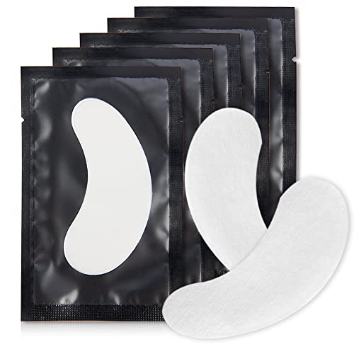 Lunamoon 150Paar Augenpads für Wimpernverlängerung Wimpern Pads Wimpernverlängerung Pad Wimpernlifting Pad Eye Gel Patch for Eyelash Extensions Eyelash Pads (Black150) von Lunamoon