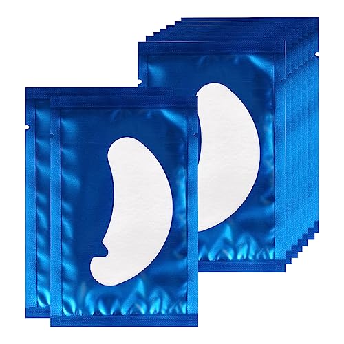 Lunamoon 150Paar Augenpads für Wimpernverlängerung Wimpern Pads Wimpernverlängerung Pad Wimpernlifting Pad Eye Gel Patch for Eyelash Extensions Eyelash Pads (U-Blue150) von Lunamoon