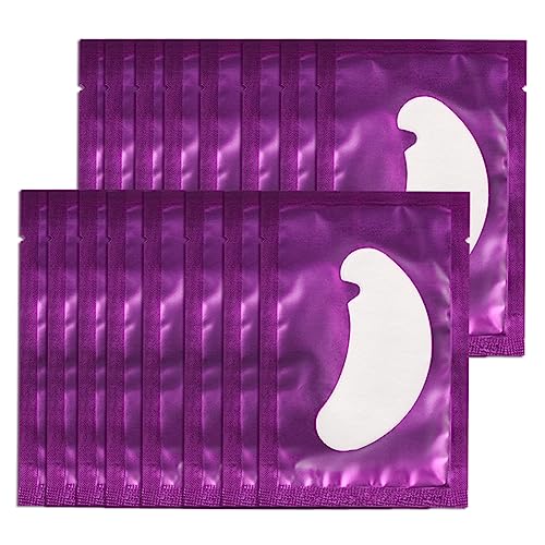 Lunamoon 150Paar Augenpads für Wimpernverlängerung Wimpern Pads Wimpernverlängerung Pad Wimpernlifting Pad Eye Gel Patch for Eyelash Extensions Eyelash Pads (U-Purple150) von Lunamoon