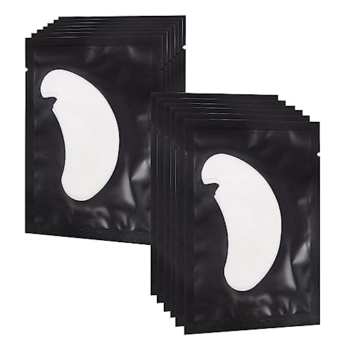 Lunamoon 150Paar Wimpern U-Pads Augenpads für Wimpernverlängerung Wimpernverlängerung Pad Wimpernlifting Pad Eye Gel Patch for Eyelash Extensions Eyelash Pads (U-Black150) von Lunamoon