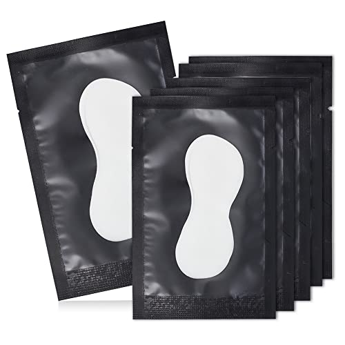 Lunamoon Augenpads für Wimpernverlängerung Wimpern Pads Wimpernverlängerung Pad Eyelash Pad Wimpern Färben Pad Wimpernlifting Pad Eye Gel Patch for Eyelash Extensions 50Paar(Gourd Black) von Lunamoon
