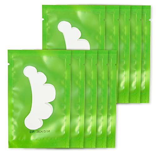 Lunamoon Augenpads für Wimpernverlängerung Wimpern Pads Wimpernverlängerung Pad Eyelash Pad Wimpern Färben Pad Wimpernlifting Pad Eye Gel Patch for Eyelash Extensions 50Paar(Flower-Green) von Lunamoon
