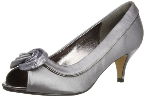 Lunar Damen FLR222 Peep-Toe, grau von Lunar