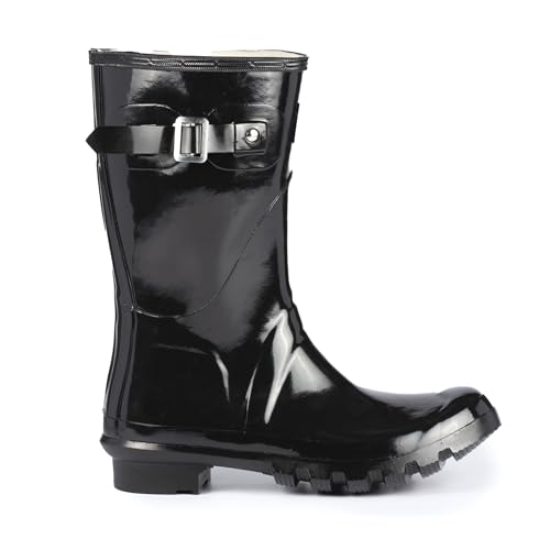 Lunar Women's Sweden Black Wellington Boot ELW032 5 UK Lunar Women's Sweden Black Wellington Boot ELW032 5 UK von Lunar