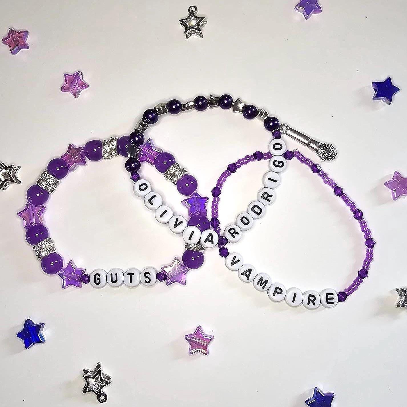 Lila Perlen Armband Set Guts, Vampire & Pop Star Inspiriert Lila Perlen Armband Set Guts, Vampire & Pop Star Inspiriert von LunariaDreamcraft