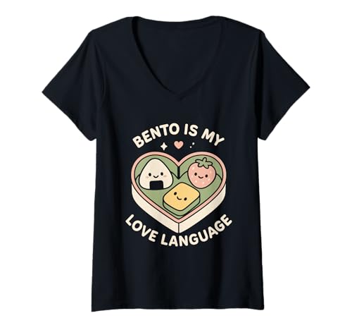 Damen Bento Box Meal Prep Lunch für Erwachsene, Küchenplaner, Lifestyle T-Shirt mit V-Ausschnitt Damen Bento Box Meal Prep Lunch für Erwachsene, Küchenplaner, Lifestyle T-Shirt mit V-Ausschnitt von Lunchbox Aesthetic Compartment Meal Organized Meal