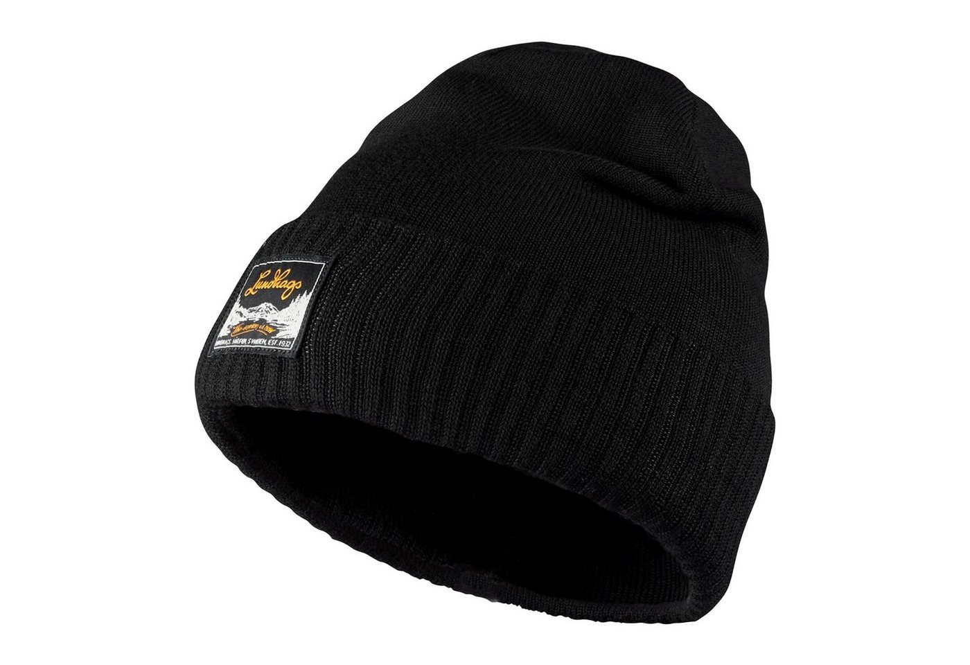 Lundhags Beanie Knak Beanie mit Marken-Logo-Patch von Lundhags