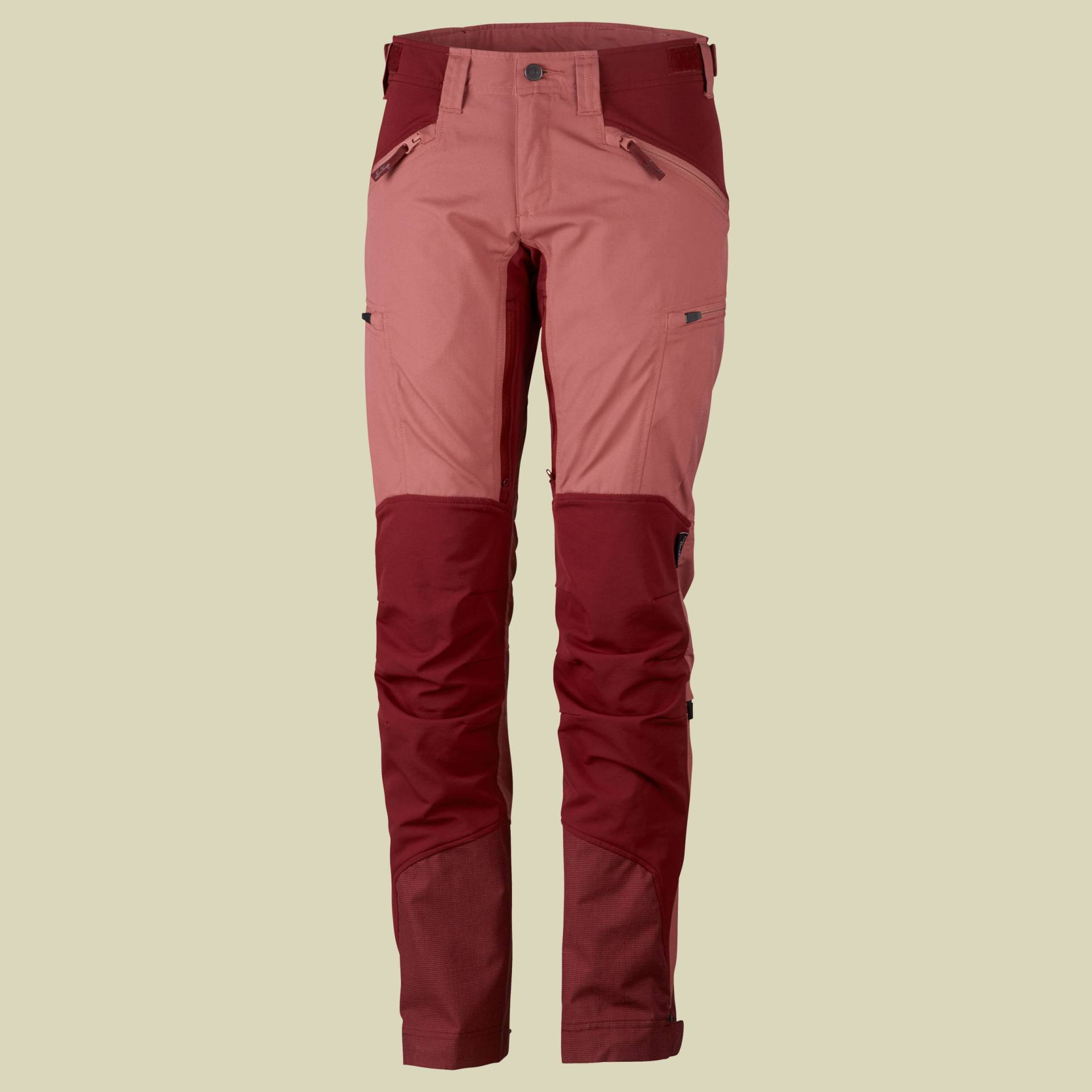 Makke Pant Women Größe 40 Farbe crystal/dark red von Lundhags