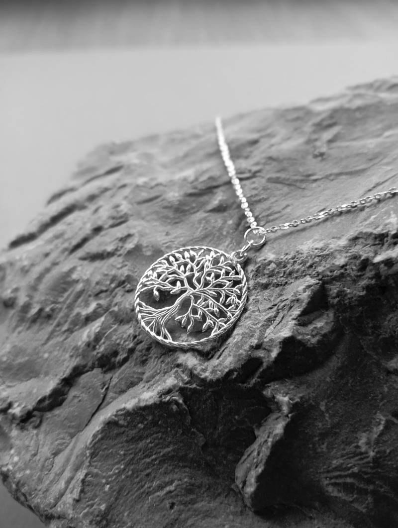 Silber Eichen Baum, Schmuck von LuneDesignSilver