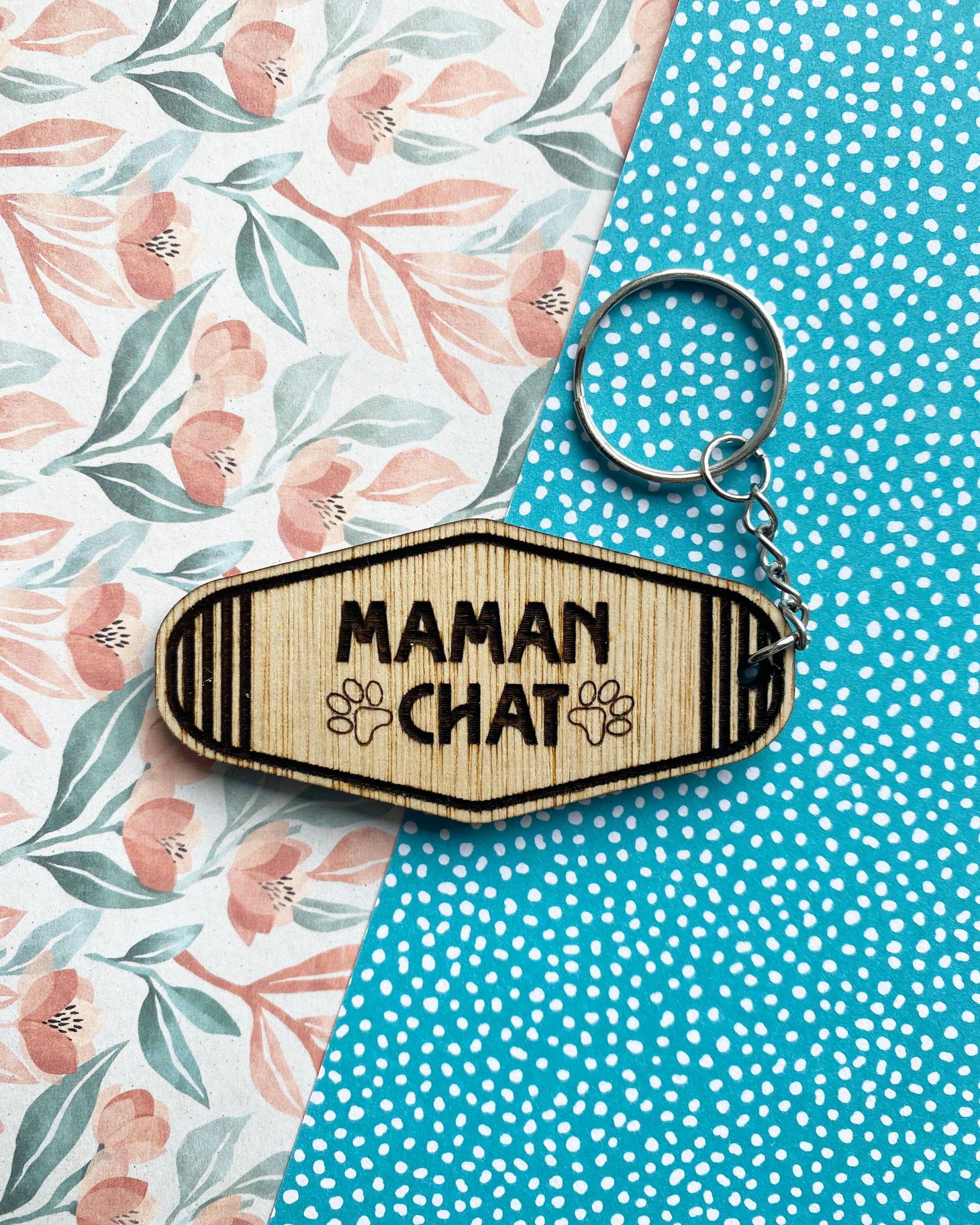 Schlüsselanhänger „Cat Mom", Für Katzenliebhaber, Haustiere Schlüsselanhänger „Cat Mom", Für Katzenliebhaber, Haustiere von LunefulleCreations