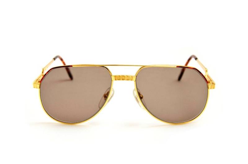 021 C2 Gold Vintage Sonnenbrille Aviator 24 Kt Vergoldet Designer Unisex Sonnenbrillen 021 C2 Gold Vintage Sonnenbrille Aviator 24 Kt Vergoldet Designer Unisex Sonnenbrillen von LunettesWorld