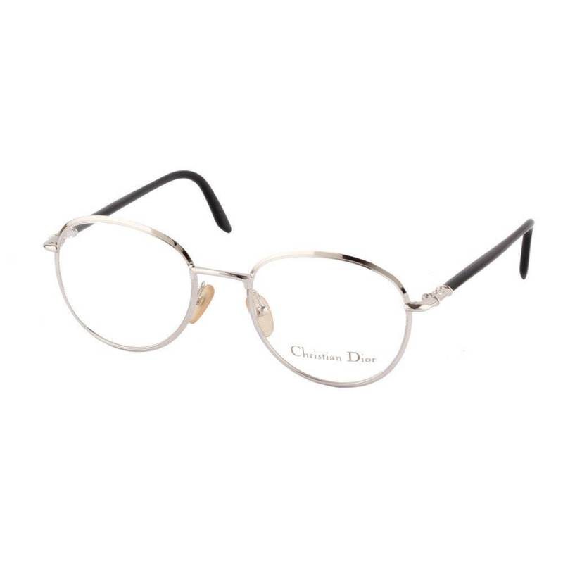 Christian Dior Cd 2060 70B Rund Schwarz & Silber Vintage Brillengestell Sonnenbrillen Mit Etui Christian Dior Cd 2060 70B Rund Schwarz & Silber Vintage Brillengestell Sonnenbrillen Mit Etui von LunettesWorld