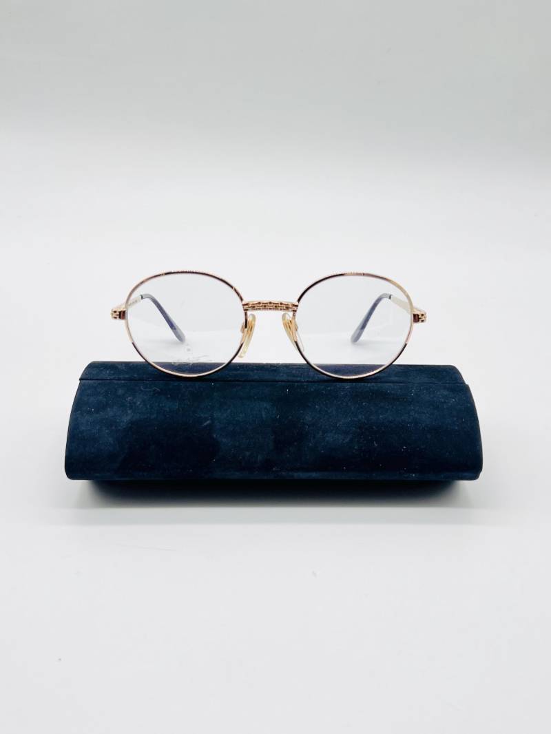 Sehr Seltene Vergoldete Original Vintage Ettore Bugatti 508 Round Gold 0104 Size 50 Designer Brillen Migos Sunglasses Sehr Seltene Vergoldete Original Vintage Ettore Bugatti 508 Round Gold 0104 Size 50 Designer Brillen Migos Sunglasses von LunettesWorld