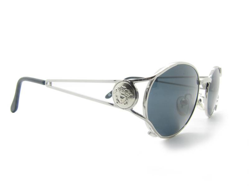 Versace Vintage Rund G98 Silber Metall 97M Unisex Designer Brillen Sungalsses Versace Vintage Rund G98 Silber Metall 97M Unisex Designer Brillen Sungalsses von LunettesWorld