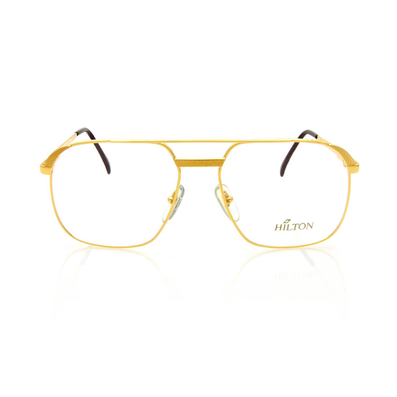 Vintage Hilton Klasse 10 995 E26 24Kt Vergoldet Medium Aviator Luxus Brillengestelle Größe 56 Vintage Hilton Klasse 10 995 E26 24Kt Vergoldet Medium Aviator Luxus Brillengestelle Größe 56 von LunettesWorld
