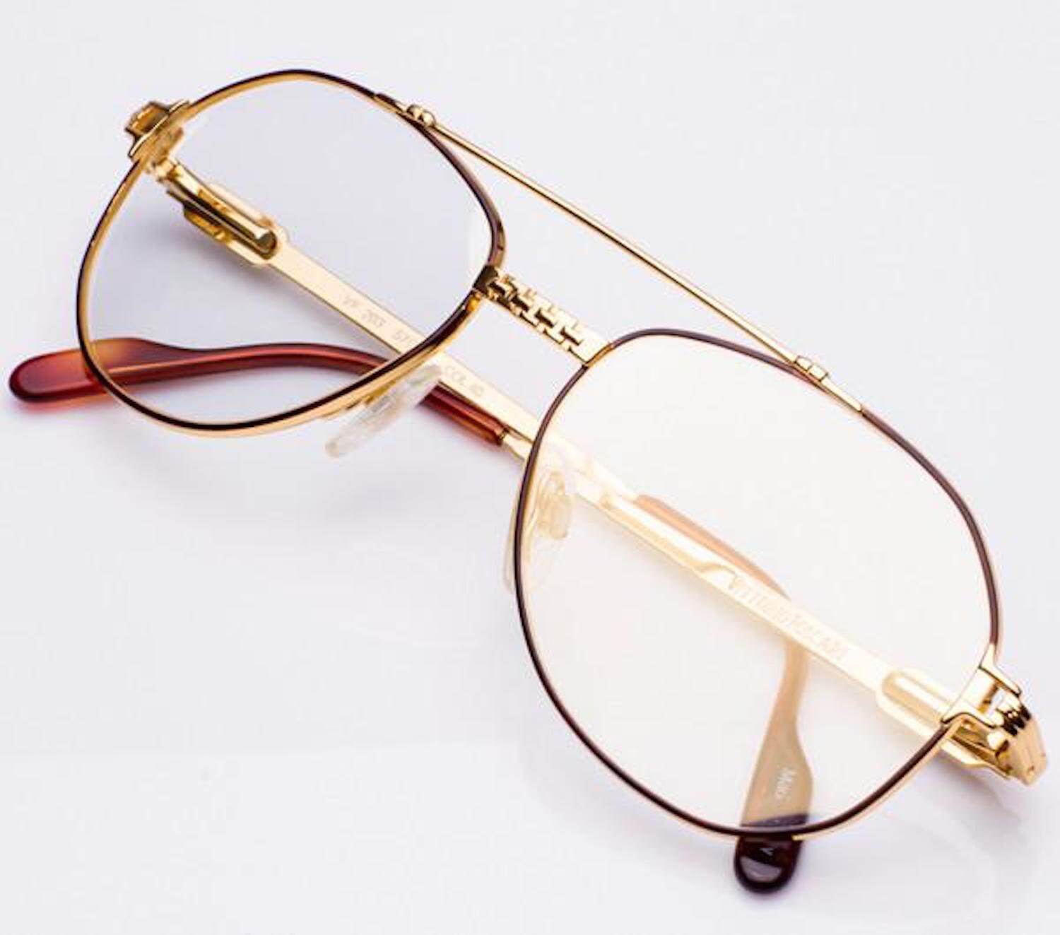 Vintage Vittorio Foscari Vf 203 40 Gold Schwarz Aviator Brillengestell Sonnenbrille Lunettes Vintage Vittorio Foscari Vf 203 40 Gold Schwarz Aviator Brillengestell Sonnenbrille Lunettes von LunettesWorld