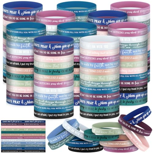 Lunmon 120 Stück Silikon-Armbänder, positive Bestätigung, Gummi-Armbänder, Motivationsarmbänder für Studenten, Schultag, psychische Gesundheit, Bewusstseinsartikel Lunmon 120 Stück Silikon-Armbänder, positive Bestätigung, Gummi-Armbänder, Motivationsarmbänder für Studenten, Schultag, psychische Gesundheit, Bewusstseinsartikel von Lunmon