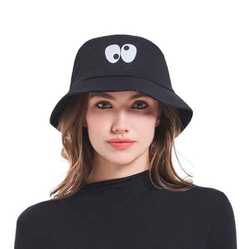 Lunukopi Schwarz Fischerhüte Bucket Hat Unisex Sonnenhüte Für Faltbar Fischerhut Lunukopi Schwarz Fischerhüte Bucket Hat Unisex Sonnenhüte Für Faltbar Fischerhut von Lunukopi