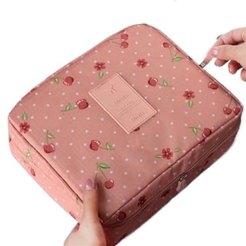 Kosmetiktasche Damen Kosmetiktasche Make-Up Organizer Fällen Tragbare Outdoor Mädchen Frauen wasserdichte Weibliche Lagerung Make-Up Fällen Aufbewahrungstasche(K) von LuoAXINN