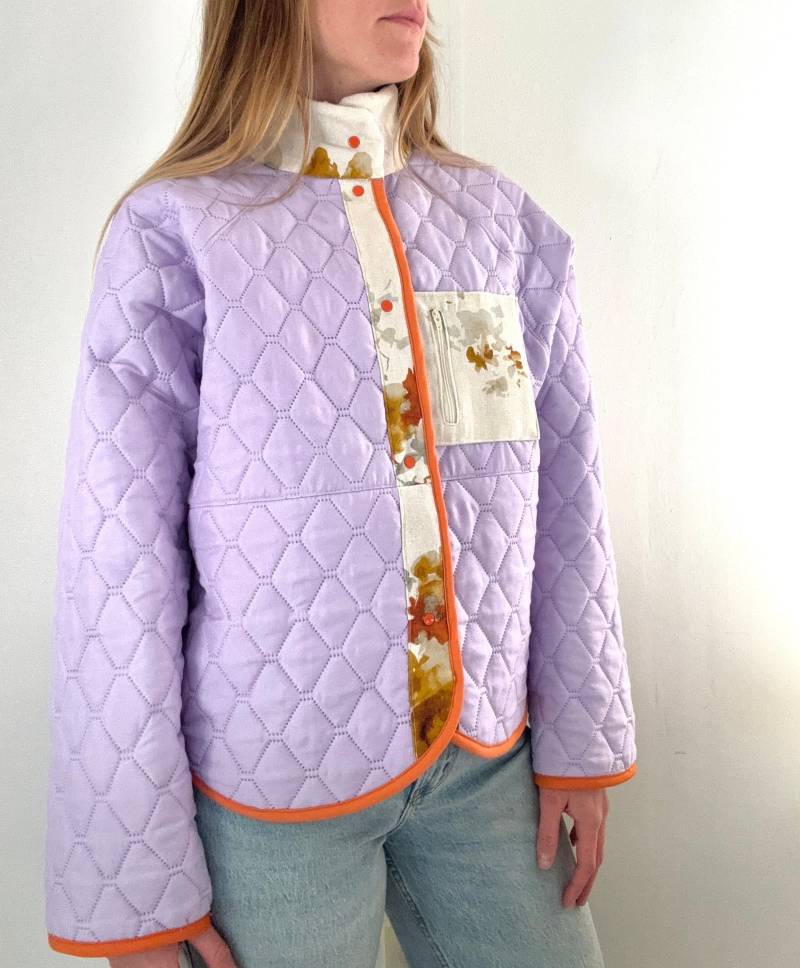 Upcycled Kontrast Jacke von LuonnonHandmade