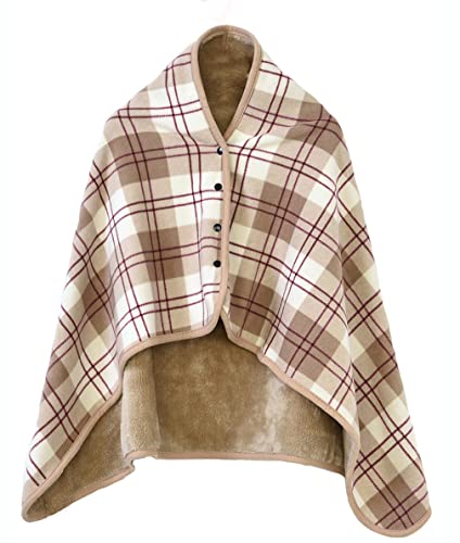 Luotelk Damen Poncho,Strick Warm Cape, Damen-Poncho Cardigan,Winter Gestrickt Elegant Decke Für Frauen Dame Einsatz(L) von Luotelk