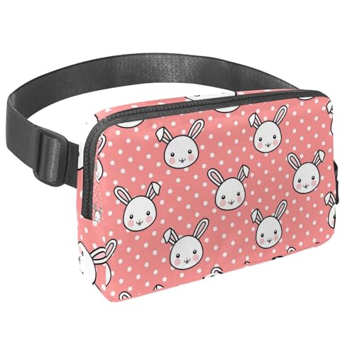 Gürteltasche für Damen und Herren, wasserdicht, Umhängetasche, Bauchtasche, Hüfttasche mit verstellbarem Gurt, für Laufen, Workout, Reisen, Grunge-Palmen, Mehrfarbig 10, Einheitsgröße, von Luoweisi