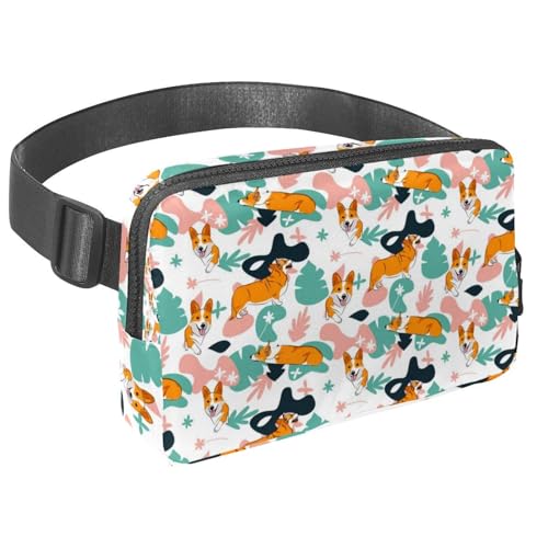 Gürteltasche für Damen und Herren, wasserdicht, Umhängetasche, Bauchtasche, Hüfttasche mit verstellbarem Gurt, für Laufen, Workout, Reisen, bunte Katzen, Mehrfarbig 20, Einheitsgröße, von Luoweisi