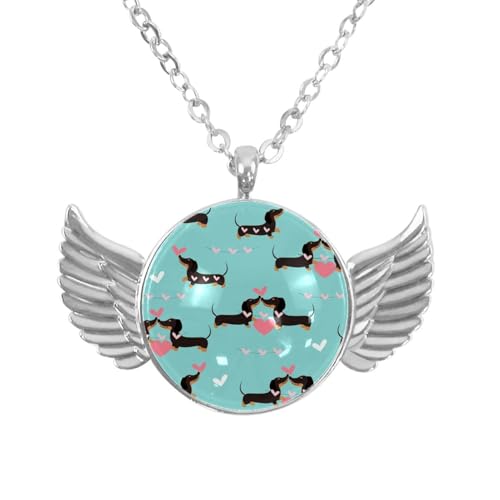 Luoweisi Engelsflügel-Halskette mit Dinosaurier-Grunge, Zinklegierung, Schmuck, Geschenke für Männer und Frauen, Einheitsgröße, Aluminiumlegierung, Kein Edelstein Luoweisi Engelsflügel-Halskette mit Dinosaurier-Grunge, Zinklegierung, Schmuck, Geschenke für Männer und Frauen, Einheitsgröße, Aluminiumlegierung, Kein Edelstein von Luoweisi