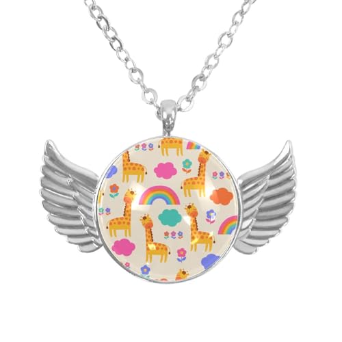 Luoweisi Engelsflügel-Halskette mit Dinosaurier-Grunge, Zinklegierung, Schmuck, Geschenke für Männer und Frauen, Einheitsgröße, Aluminiumlegierung, Kein Edelstein Luoweisi Engelsflügel-Halskette mit Dinosaurier-Grunge, Zinklegierung, Schmuck, Geschenke für Männer und Frauen, Einheitsgröße, Aluminiumlegierung, Kein Edelstein von Luoweisi