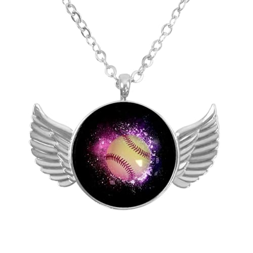 Luoweisi Engelsflügel-Halskette mit Flamingo, Weihnachten, Zinklegierung, Schmuck, Geschenke für Männer und Frauen, Einheitsgröße, Aluminiumlegierung, Kein Edelstein von Luoweisi