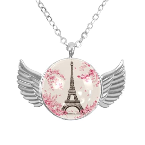 Luoweisi Engelsflügel-Halskette mit Weihnachts-Eichhörnchen, Zinklegierung, Schmuck, Geschenke für Männer und Frauen, Einheitsgröße, Aluminiumlegierung, Kein Edelstein von Luoweisi