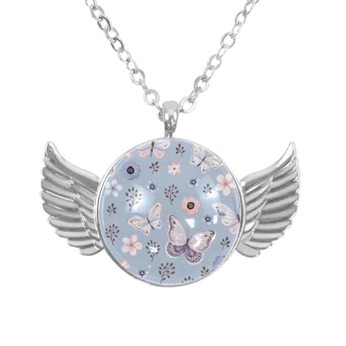 Luoweisi Engelsflügel-Halskette mit blauem Camouflage-Muster, Zinklegierung, Schmuck, Geschenke für Männer und Frauen, Einheitsgröße, Aluminiumlegierung, Kein Edelstein Luoweisi Engelsflügel-Halskette mit blauem Camouflage-Muster, Zinklegierung, Schmuck, Geschenke für Männer und Frauen, Einheitsgröße, Aluminiumlegierung, Kein Edelstein von Luoweisi