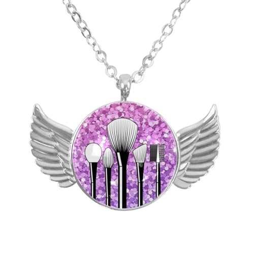 Luoweisi Engelsflügel-Halskette mit süßem Dinosaurier, Zinklegierung, Schmuck, Geschenke für Männer und Frauen, Einheitsgröße, Aluminiumlegierung, Kein Edelstein von Luoweisi