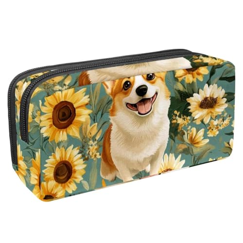 Luoweisi Federmäppchen mit großem Fassungsvermögen, Stifteetui, Schreibwaren-Organizer, multifunktionales Federmäppchen für Bürobedarf, Aufbewahrung, Weihnachts-Rentiere, Schneeflocke, Mehrfarbig 6, von Luoweisi