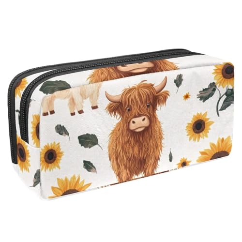 Luoweisi Federmäppchen mit großem Fassungsvermögen, Stifteetui, Schreibwaren-Organizer, multifunktionales Federmäppchen für Bürobedarf, Aufbewahrung, Weihnachts-Rentiere, Schneeflocke, Mehrfarbig 14, von Luoweisi