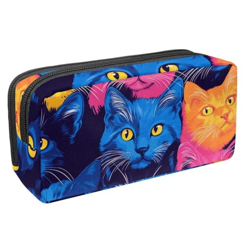 Luoweisi Federmäppchen mit großem Fassungsvermögen, Stifteetui, Schreibwaren-Organizer, multifunktionales Federmäppchen für Bürobedarf, Aufbewahrung, Weihnachts-Rentiere, Schneeflocke, Mehrfarbig 3, von Luoweisi