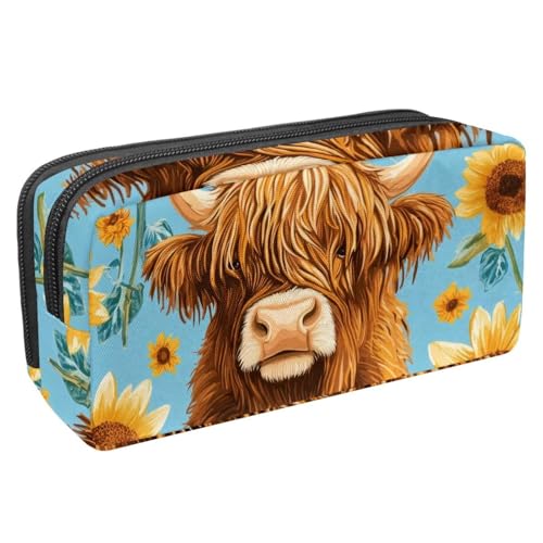 Luoweisi Federmäppchen mit großem Fassungsvermögen, Stifteetui, Schreibwaren-Organizer, multifunktionales Federmäppchen für Bürobedarf, Aufbewahrung, Weihnachts-Rentiere, Schneeflocke, Mehrfarbig 12, von Luoweisi